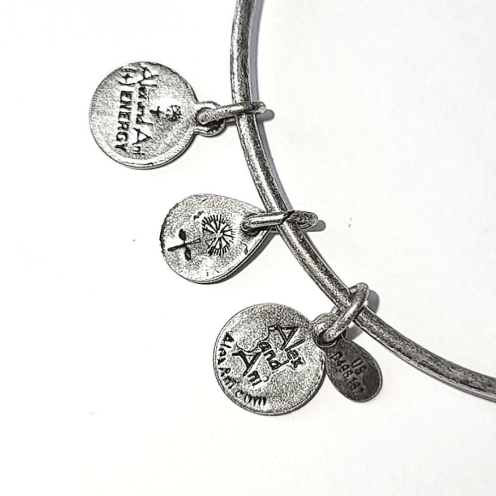 ALEX AND ANI CHRYSANTHEMUM BANGLE BRACELET - Picture 5 of 6
